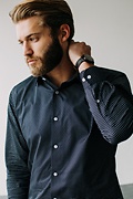 Finn Navy Blue Casual Shirt Photo (3)