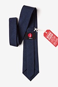 Galveston Navy Blue Extra Long Tie Photo (2)