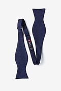 Galveston Navy Blue Self-Tie Bow Tie Photo (1)