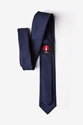 Galveston Navy Blue Skinny Tie Photo (1)