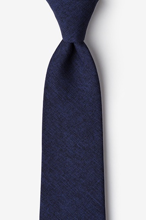 _Galveston Navy Blue Tie_