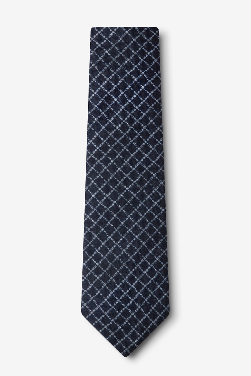 Glendale Navy Blue Extra Long Tie Photo (1)