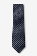 Glendale Navy Blue Extra Long Tie Photo (1)