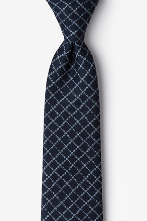 Glendale Navy Blue Extra Long Tie