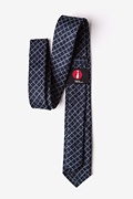 Glendale Navy Blue Skinny Tie Photo (2)