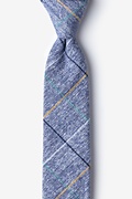 Globe Navy Blue Skinny Tie Photo (0)