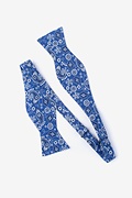 Grove Navy Blue Self-Tie Bow Tie Photo (1)