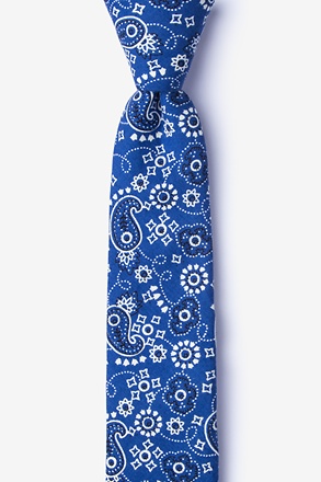 Grove Navy Blue Skinny Tie