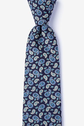 Hamilton Navy Blue Extra Long Tie