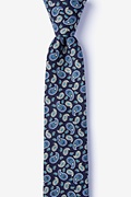 Hamilton Navy Blue Skinny Tie Photo (0)