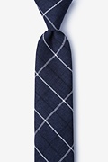 Harley Navy Blue Skinny Tie Photo (0)