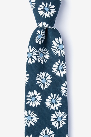 Hinton Navy Blue Extra Long Tie