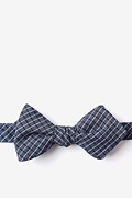 Holbrook Navy Blue Diamond Tip Bow Tie Photo (0)