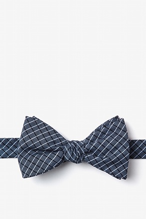 Holbrook Navy Blue Self-Tie Bow Tie