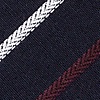 Navy Blue Cotton Houston Diamond Tip Bow Tie