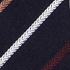 Navy Blue Cotton Houston Self-Tie Bow Tie