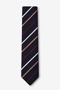 Houston Navy Blue Skinny Tie Photo (1)