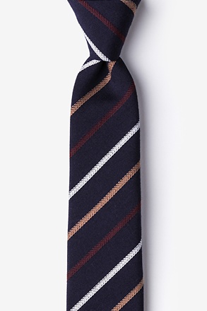 Houston Navy Blue Skinny Tie