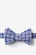 Jamaica Navy Blue Self-Tie Bow Tie Photo (0)