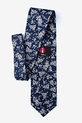 Jubilee Navy Blue Extra Long Tie Photo (1)