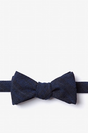 Katy Navy Blue Skinny Bow Tie