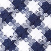 Navy Blue Cotton Kingman Diamond Tip Bow Tie