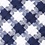 Navy Blue Cotton Kingman Diamond Tip Bow Tie
