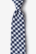 Kingman Navy Blue Extra Long Tie Photo (0)