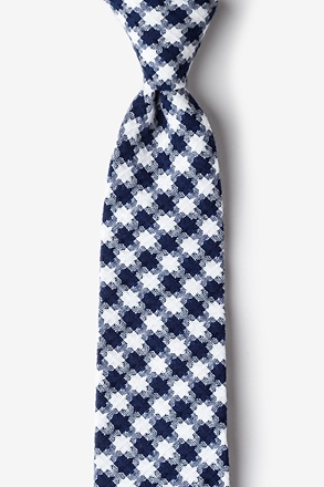 _Kingman Navy Blue Extra Long Tie_