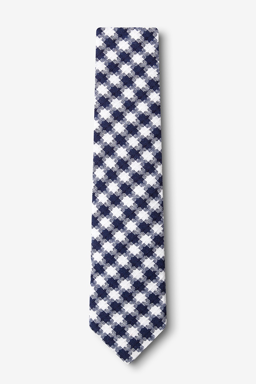 Kingman Navy Blue Skinny Tie Photo (1)