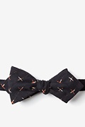 La Mesa Navy Blue Diamond Tip Bow Tie Photo (0)