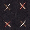 Navy Blue Cotton La Mesa Self-Tie Bow Tie