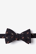 La Mesa Navy Blue Self-Tie Bow Tie Photo (0)