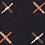 Navy Blue Cotton La Mesa Skinny Tie