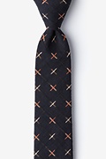 La Mesa Navy Blue Skinny Tie Photo (0)