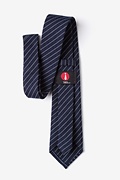 Lewisville Navy Blue Extra Long Tie Photo (2)