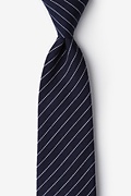 Lewisville Navy Blue Extra Long Tie Photo (0)