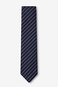 Lewisville Navy Blue Skinny Tie Photo (1)