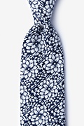 Lincoln Navy Blue Extra Long Tie Photo (0)