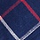 Navy Blue Cotton Maricopa Diamond Tip Bow Tie