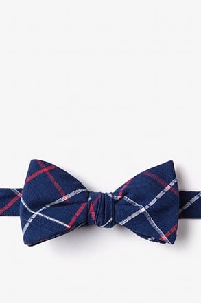 Maricopa Navy Blue Self-Tie Bow Tie