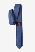 Munroe Navy Blue Skinny Tie Photo (1)