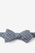 Navy Blue Animator Diamond Tip Bow Tie Photo (0)