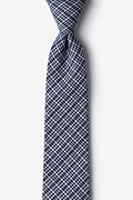 Navy Blue Animator Skinny Tie Photo (0)