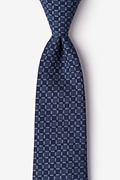 Nixon Navy Blue Extra Long Tie Photo (0)