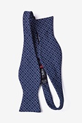 Nixon Navy Blue Self-Tie Bow Tie Photo (1)