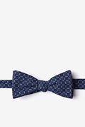 Nixon Navy Blue Skinny Bow Tie Photo (0)