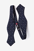 Pala Navy Blue Diamond Tip Bow Tie Photo (1)