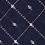 Navy Blue Cotton Pala Extra Long Tie