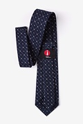 Pala Navy Blue Extra Long Tie Photo (2)